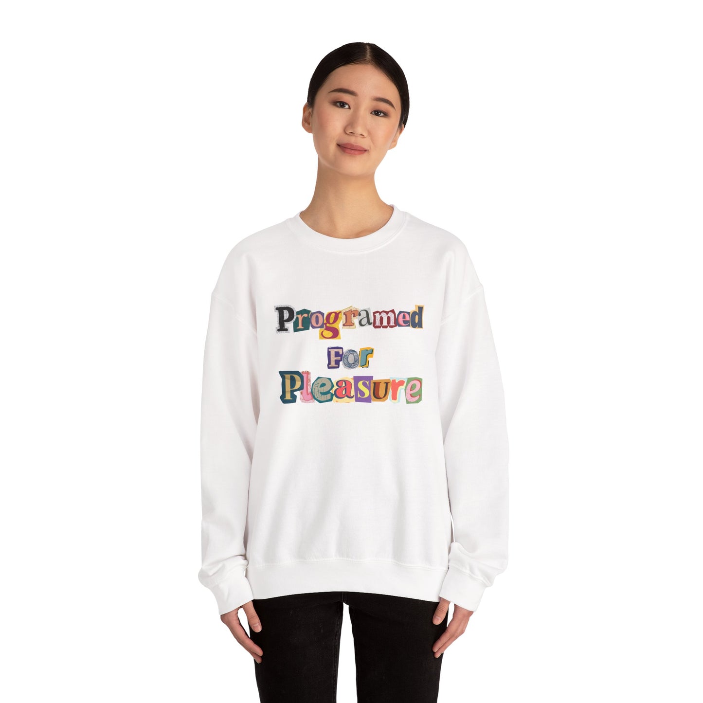 Programmed For Pleasure Sweatshirt | Unisex Heavy Blend™ Crewneck