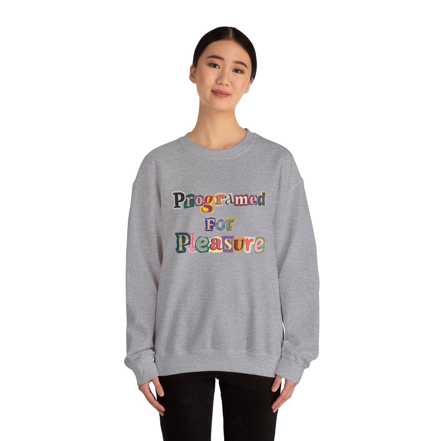 Programmed For Pleasure Sweatshirt | Unisex Heavy Blend™ Crewneck