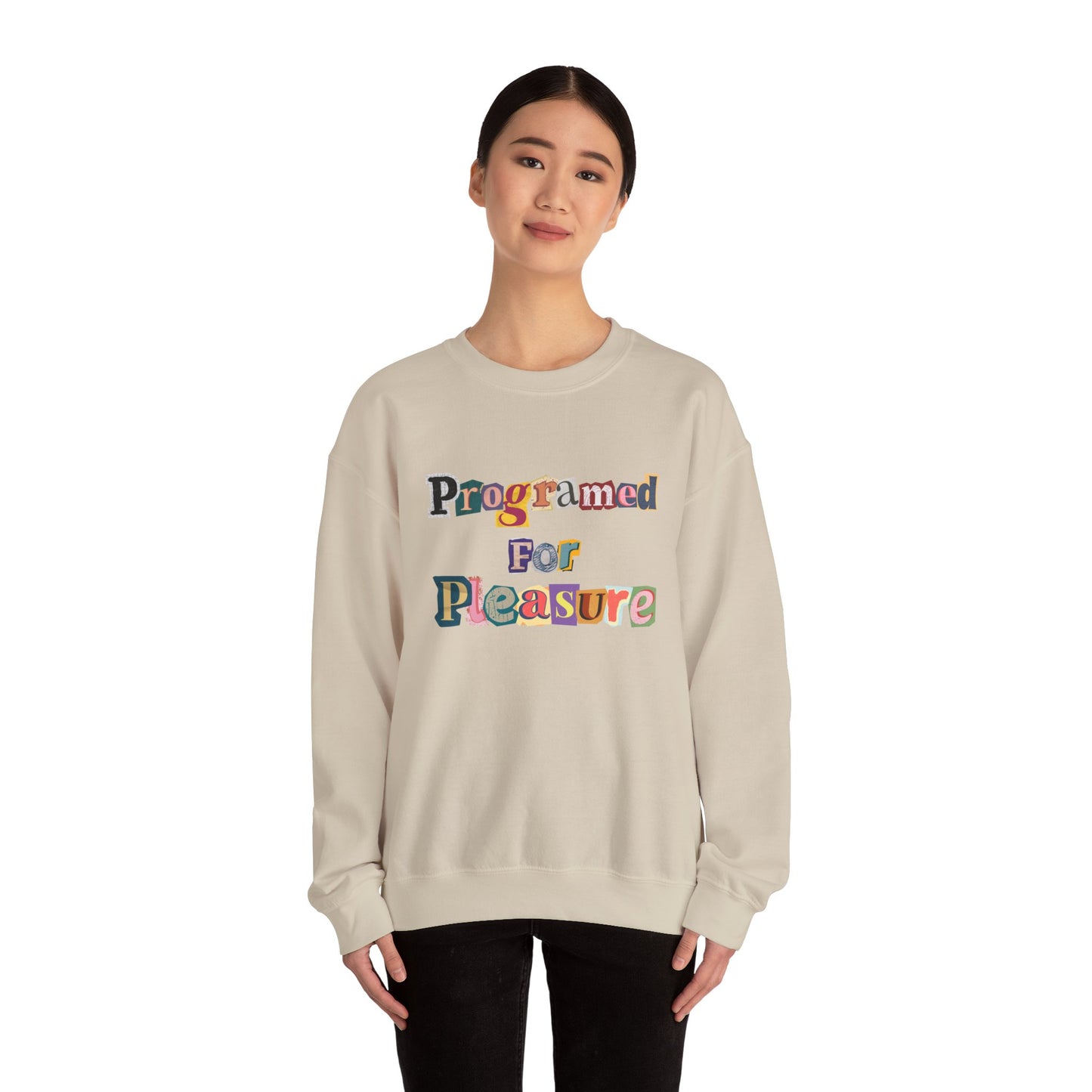 Programmed For Pleasure Sweatshirt | Unisex Heavy Blend™ Crewneck