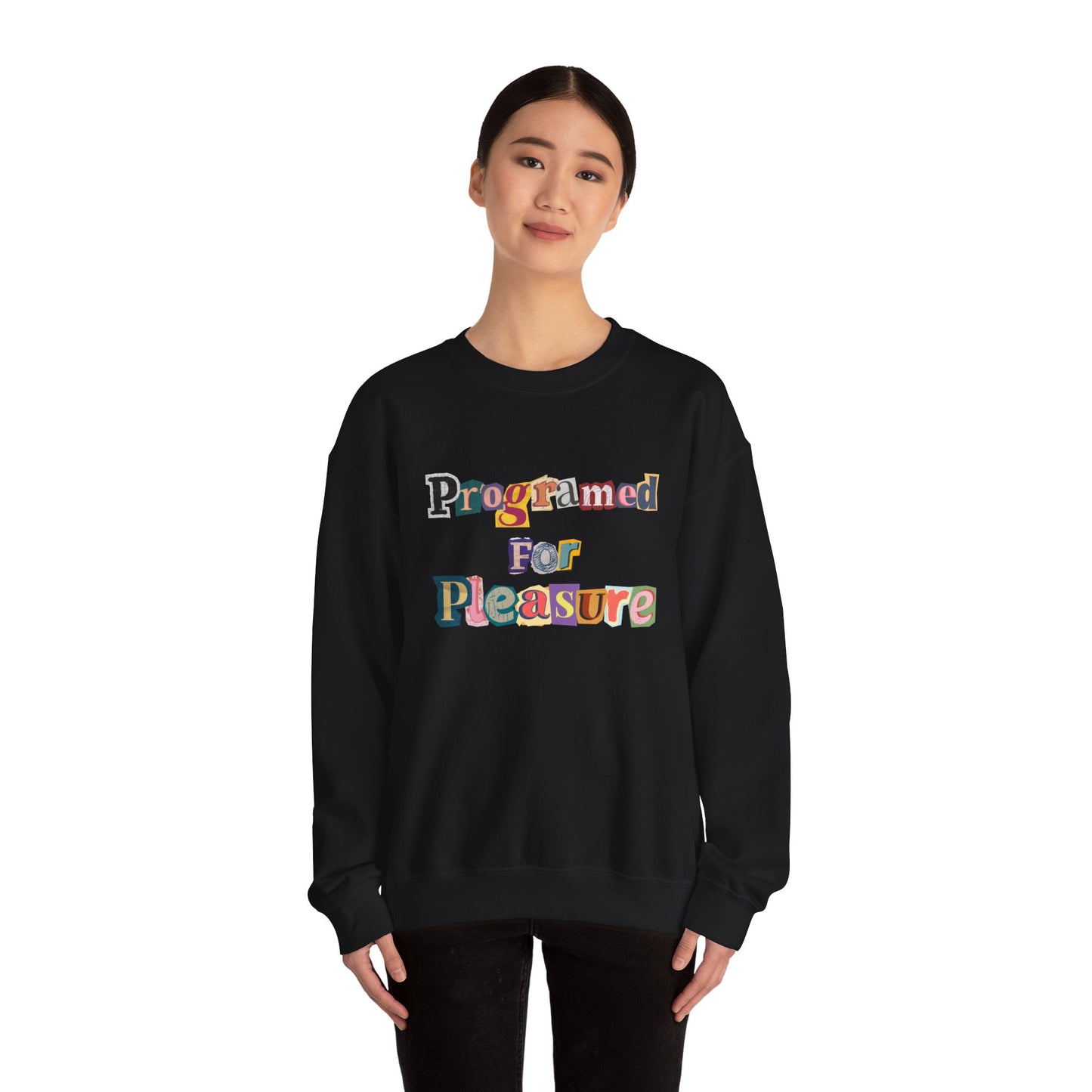 Programmed For Pleasure Sweatshirt | Unisex Heavy Blend™ Crewneck