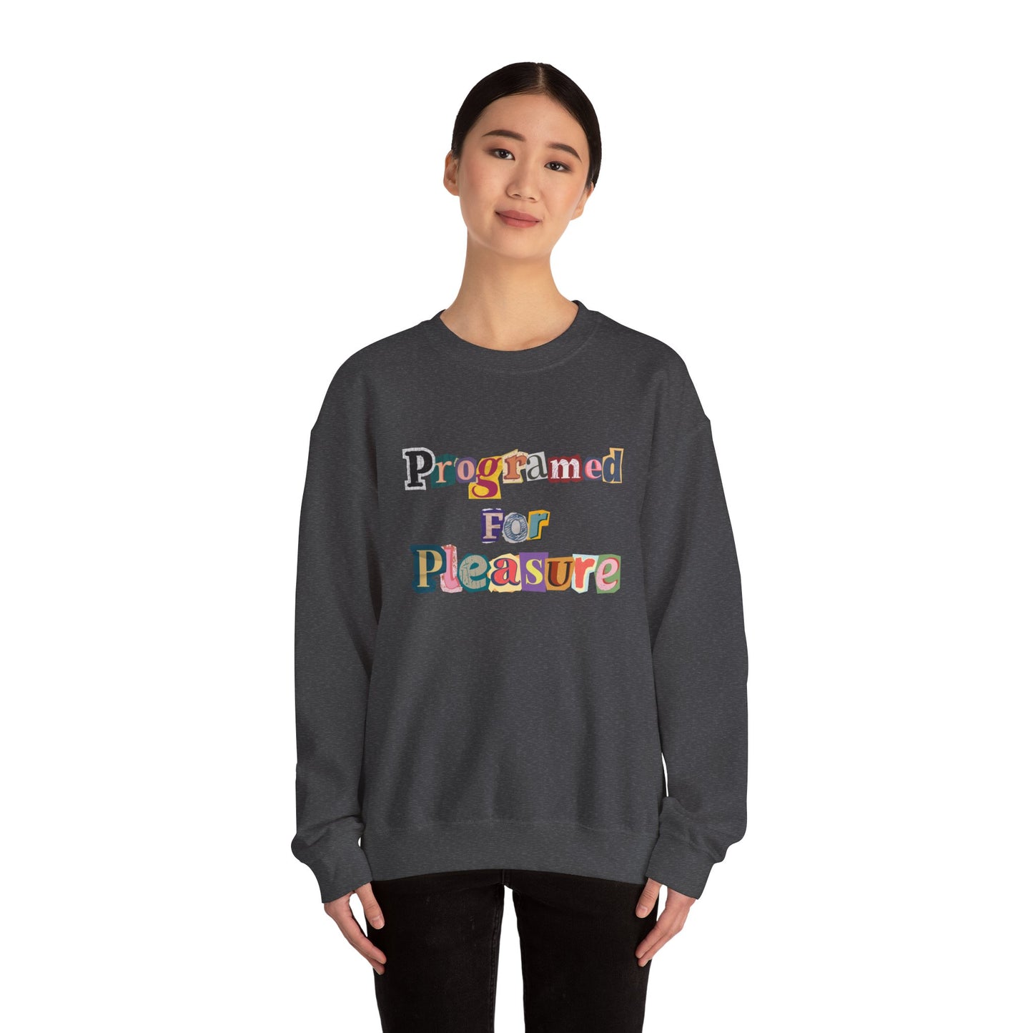 Programmed For Pleasure Sweatshirt | Unisex Heavy Blend™ Crewneck
