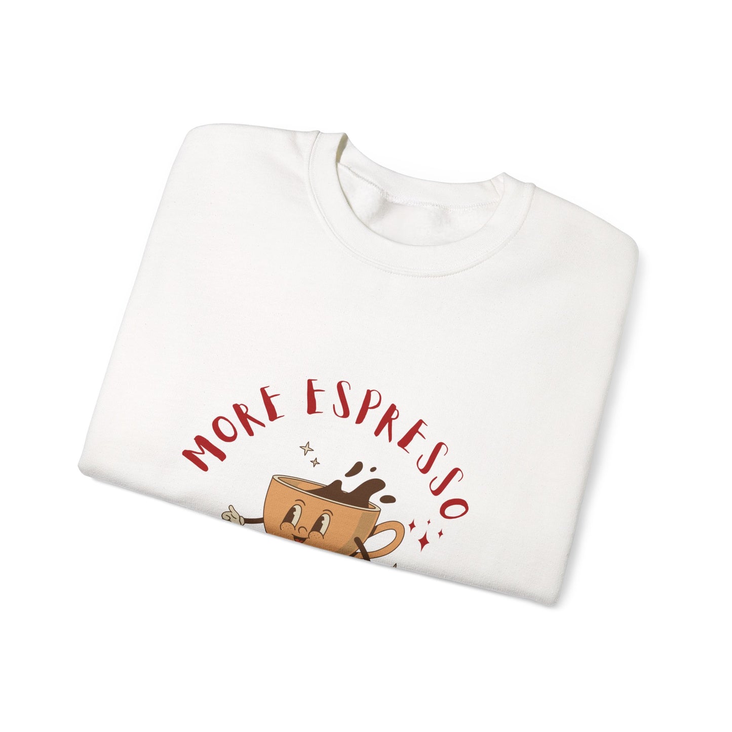More Espresso Less Depresso Crewneck Sweatshirt